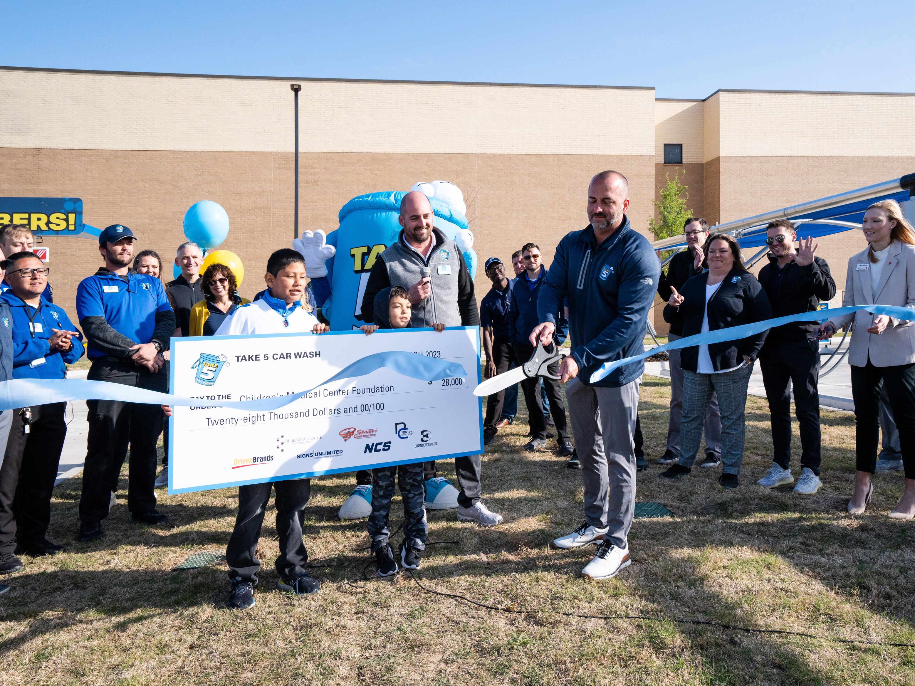 Take 5 Car Wash® Opens 400th Site in McKinney, Texas, Supports Children
